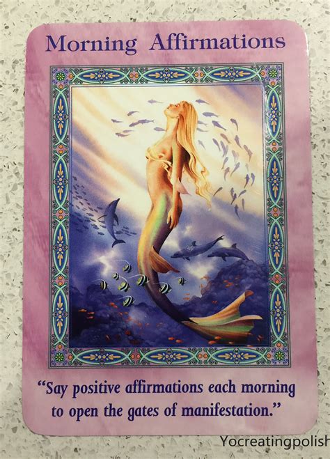 Mgical mermaids and dolphns oracle cards